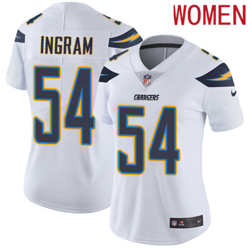 2019 Women Los Angeles Chargers #54 Ingram white Nike Vapor Untouchable Limited NFL Jersey->women nfl jersey->Women Jersey